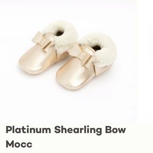Freshly picked shearling moccasins